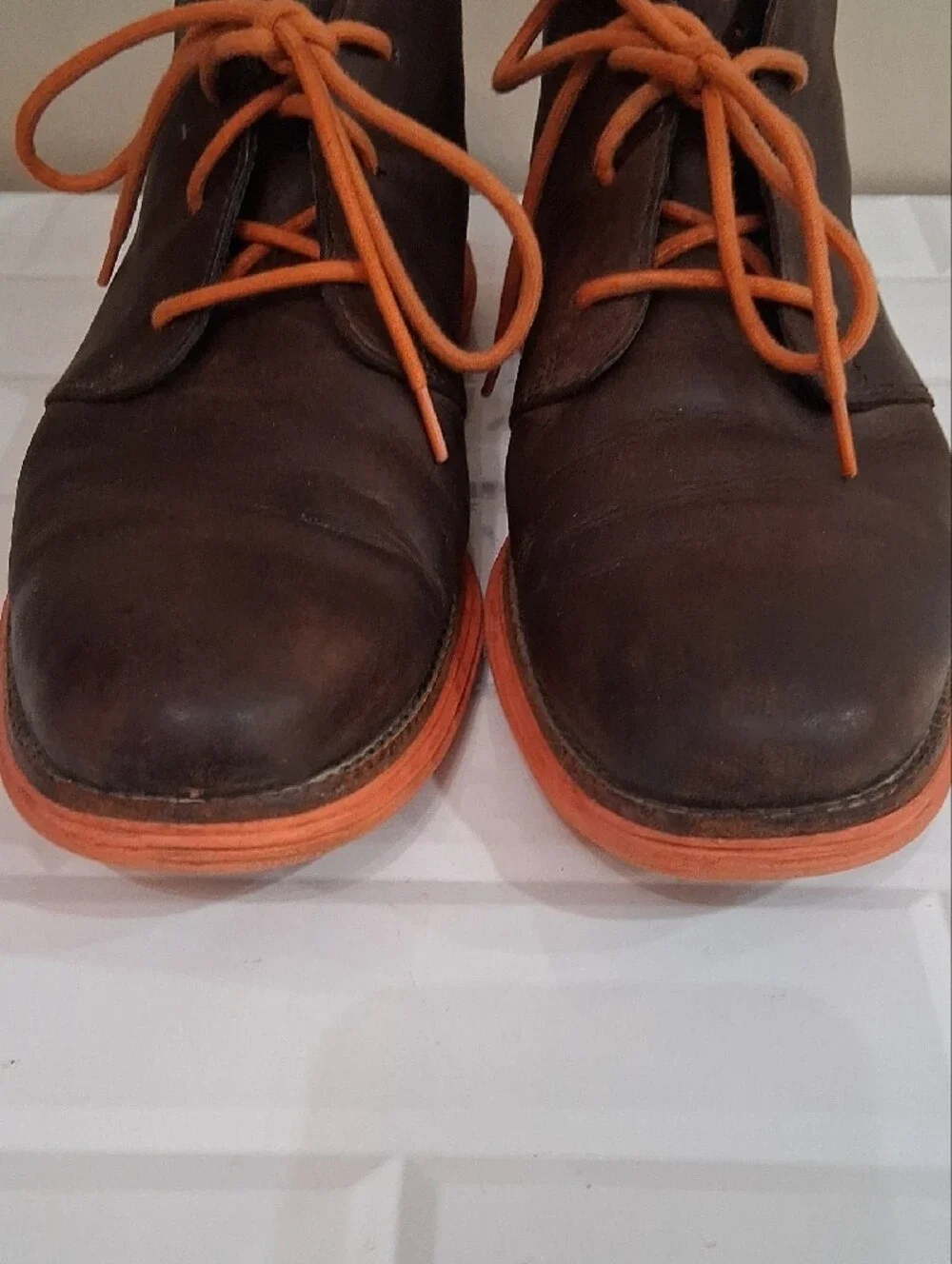 Cole Haan LunarGrand Brown Leather Chukka Boots Size 9.5